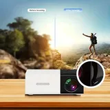 Tragbarer Mini Projektor Definition 1080P ABS  Konnektivität, USB-kompatibel DE