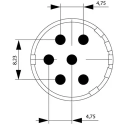 WEIDMÜLLER Kontakt SAI-M23-SE-6-F