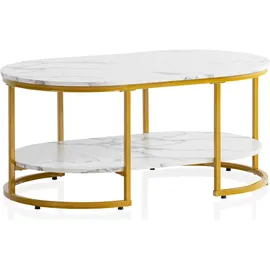 Wohnling WL6.895 Weiß Marmor 100 x 60 x 45 cm