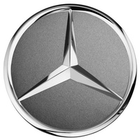 Mercedes-Benz Radnabenabdeckung Stern erhaben grau für Durchmesser 66.8 mm A0004