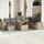 vidaXL Garten-Lounge-Set 9-tlg. beige