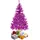 Mojawo Weihnachtsbaum künstlicher Tannenbaum Lila/Pink 180 cm