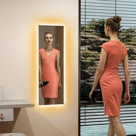 Homcom Ganzkörperspiegel 40 x 120 cm Transparent