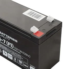 Quality Batteries Q-Batteries 12LS-7 F1 12V 7Ah Blei-Vlies-Akku | AGM VRLA mit VdS G118004