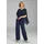 Swing Jumpsuit mit Rundhalsausschnitt, Marine, 38