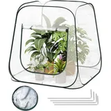 Woltu Gewächshaus Pop Up 70 x 70 x 80 cm Pflanzenschutz