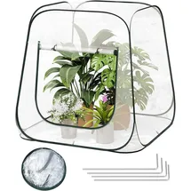 Woltu Gewächshaus Pop Up 70 x 70 x 80 cm Pflanzenschutz
