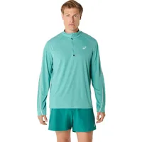 Asics Herren T-Shirt Road Lite-Show 1/2 Zip TOP, LIGHT