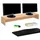 CARO-Möbel Monitorständer Zoom 100 cm Braun