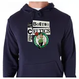 New Era Hoodie Blau L