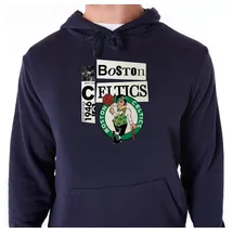 New Era Hoodie Blau L