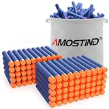 AMOSTING 100 Pfeile für Nerf Elite 2.0 mit Kordelzugbeutel, Ersatzpfeile Munition Foam Darts kompatibel mit Nerf Hasbro Fortnite