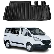 Omac Kofferraummatte Kofferraumwanne für Ford Tourneo Custom 2013-2024 L2 Langer Gummi (1 St), für Ford Tourneo Custom 2013-2024 L2 Langer Ford Tourneo Custom 2013-2024 L2 Langer, Einfache Installation,Antirutsch,Leicht zu reinigen,Leichtgewicht schwarz