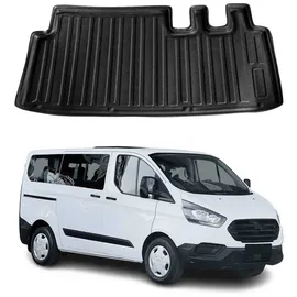 Omac Kofferraummatte Kofferraumwanne für Ford Tourneo Custom 2013-2024 L2 Langer Gummi (1 St), für Ford Tourneo Custom 2013-2024 L2 Langer Ford Tourneo Custom 2013-2024 L2 Langer, Einfache Installation,Antirutsch,Leicht zu reinigen,Leichtgewicht schwarz