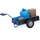 FETRA Handwagen mit Kasten 4109L, Tragkraft 400kg Luft-Bereifung