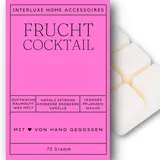 Interluxe Duftwachs Wachsmelt Duft Fruchtcocktail angenehm fruchtig duftend Waxmelt 100% pflanzlich Duftwachswürfel Wachs mit Duftöl