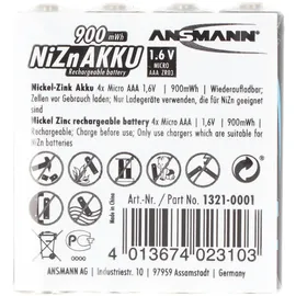 Ansmann AAA 550 mAh 4 St.