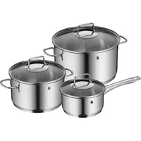 WMF Astoria Topf-Set 6-tlg. Kochtopf + Glasdeckel