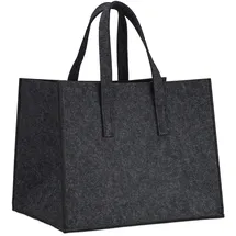 Relaxdays Kaminholzkorb anthrazit 10021970-139