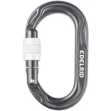 Edelrid Kiwi Screw Karabinerhaken Grau