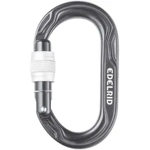 Edelrid Kiwi Screw Karabinerhaken Grau