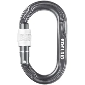 Edelrid Kiwi Screw Karabinerhaken Grau