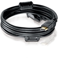 HDSupply High Speed HDSupply X-HC High-Speed HDMI/DVI Kabel mit Ferrite 1,0 m vergoldet schwarz mit ferriten