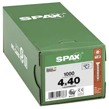 SPAX Universalschraube 4 x 40 mm Senkkopf T-STAR plus Vollgewinde 4CUT WIROX A3J