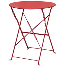 Bolero Klapptisch Ø 60 cm Rot