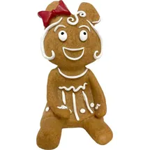 FD Dekofigur Lebkuchenfrau sitzend 24 x 13 x 13 cm Dekofigur