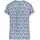 Betty Barclay Satinbluse mit Print Blau/Weiß 44