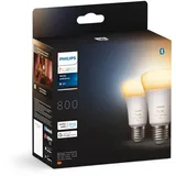 Philips Hue White Ambiance E27 6W 2er-Pack (929002489802)