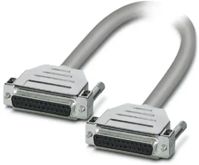 Phoenix Contact CABLE-D25SUB/B/B/200/KONFEK/S, 2 m, D-SUB 25-Pin, Grau, Deutschl