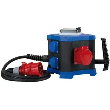 Hedi Schuko-Steckdose 2x CEE 16A 400V Schwarz-Blau