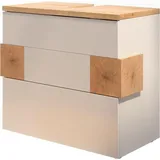 Vicco Waschbeckenunterschrank Eden 70 x 64.5 cm mit 2 Schubladen, Model 57317 - Weiß