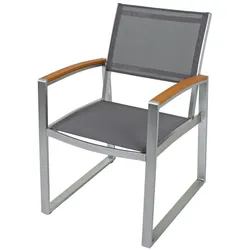 2er Set Gartenstuhl Stuhl Sessel mit Armlehnen Balkon Terrasse Garten
