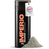 IMPERIO Streuhaar zur Haarverdichtung & vollem Haar in Sekunden. Schütthaar für einen authentischen Look. 100% Natur! In Premium Friseurqualität - 26g (Grau)