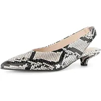 Gabor GABOR, Slingpumps hellbeige / schwarz), / offwhite 36