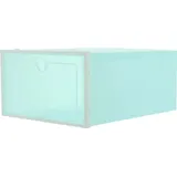 Schuhboxen - Aufbewahrungsboxen 20er Pack - Stapelbar - Faltbar - Kunststoff - Fronttür 33 x 23 x 14 cm
