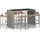 vidaXL Gartenbar-Set 9-tlg. Grau