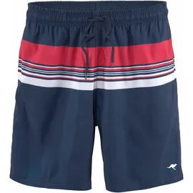 KangaROOS Herren, KangaROOS Badeshorts bunt|blau|rot L
