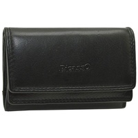flevado Picasso Brieftasche Unisex Lederbörse Wiener Schachtel Nappa Leder (schwarz)
