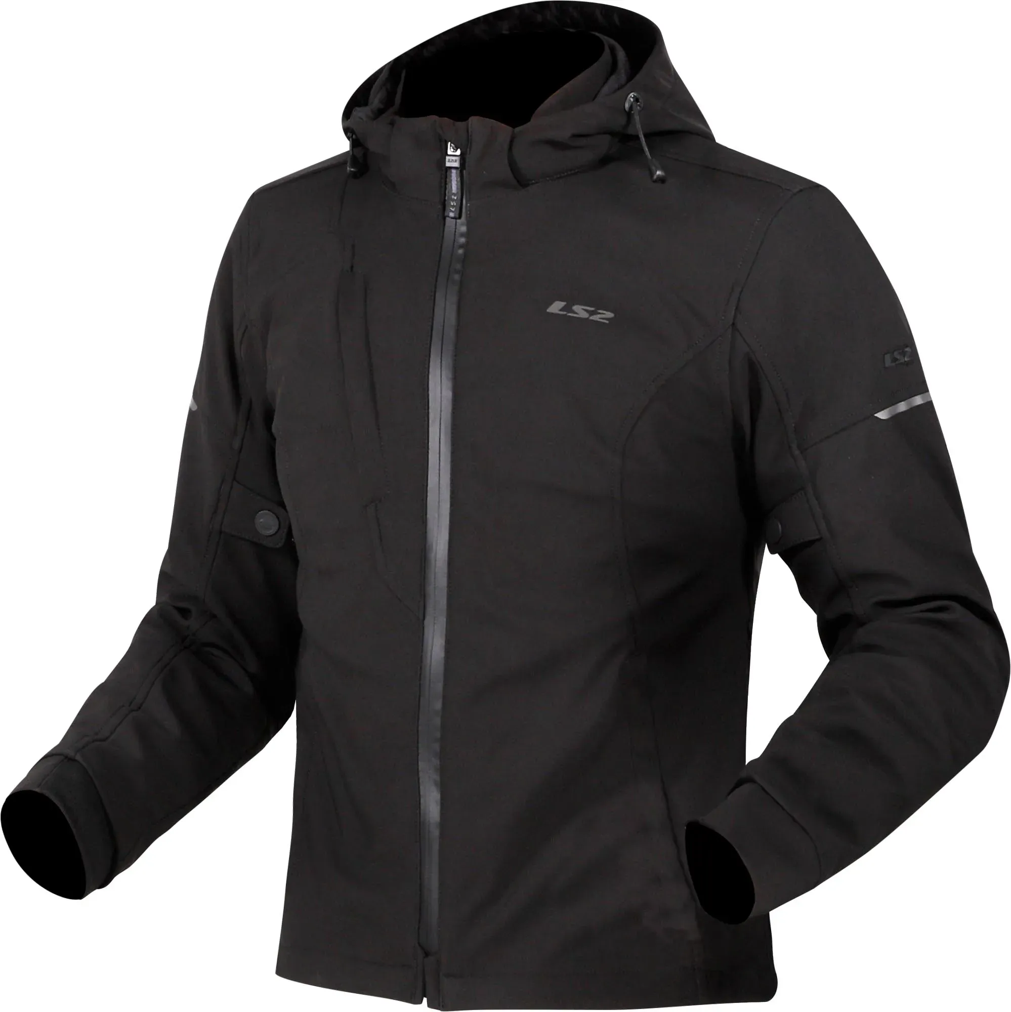 LS2 Bolton Air wasserdichte Damen-Motorrad-Textiljacke, schwarz, Größe L