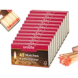 jameitop® XL Pack Streichhölzer 12 Schachteln Feuer/Holz Zündholzschachtel Zündhölzer 540 Stück Sicherheitszündhölzer, 95mm