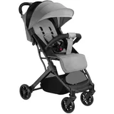Tectake tectake® Buggy-Kinderwagen, Einhand-Klappmechanismus, mit 5-Punkt-Gurt, Feststellbremse, Schutzbügel, pulverbeschichtetes Stahlgestell und pflegeleichter Stoffbezug, für 0 bis 36 Monate geeignet, Belastbarkeit 15 kg