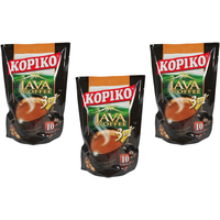 3er-Pack Kopiko Java Coffee 3 in 1 Instant Kaffee Milch Zucker 30x21 g