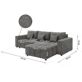 palozi sofa ECKSOFA george Grau