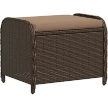 vidaXL Gartenhocker 58 x 46 x 46 cm braun 1 St.