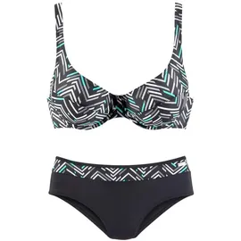 LASCANA Bügel-Bikini Damen Schwarz 46 Cup C