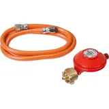 Rothenberger Industrial Set 1,5 m Gasschlauch & Druckregler Propan 50 mbar 2X G 1⁄4 Zertifiziert EN 16436-1 - 1500005307